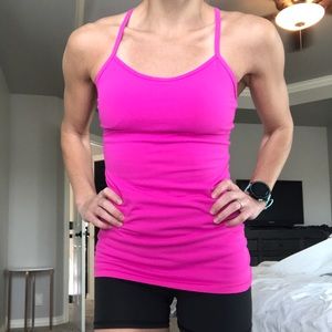 Lululemon size 6 power y tank top